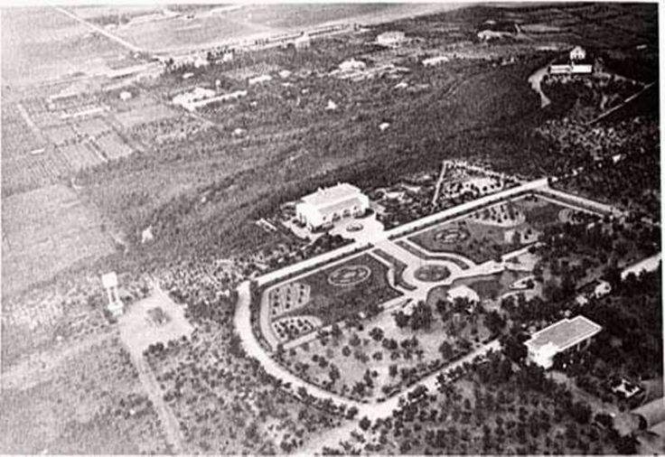 Atatürk Orman Çiftliği'nin havadan görünümü